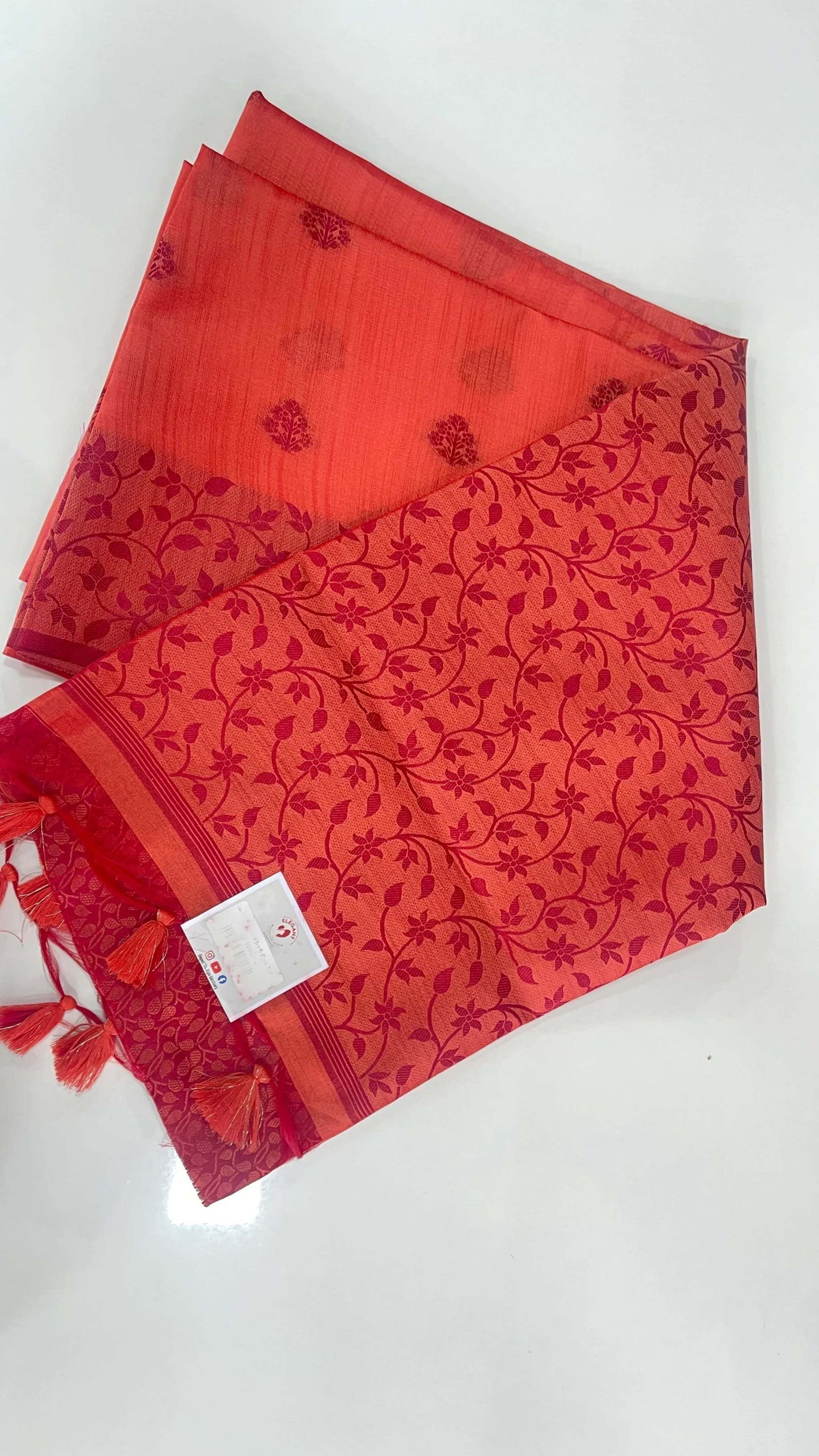 Raw Silk Saree - Elegant The Style Sanctuary