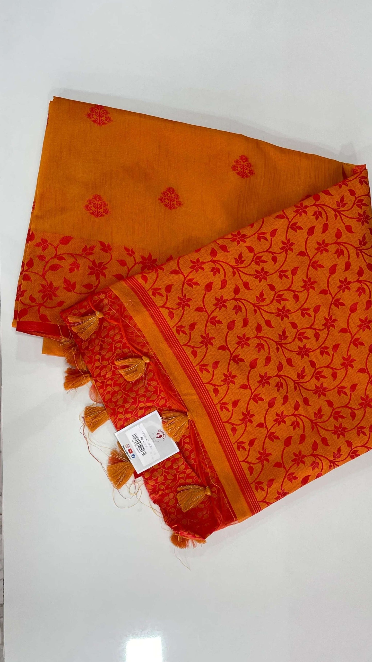 Raw Silk Saree - Elegant The Style Sanctuary