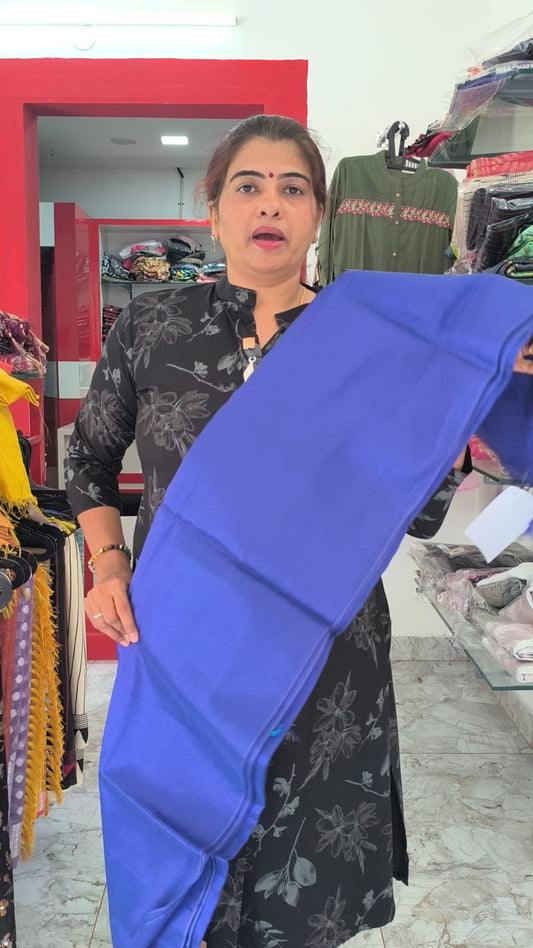 Blue Mul Tissue Saree