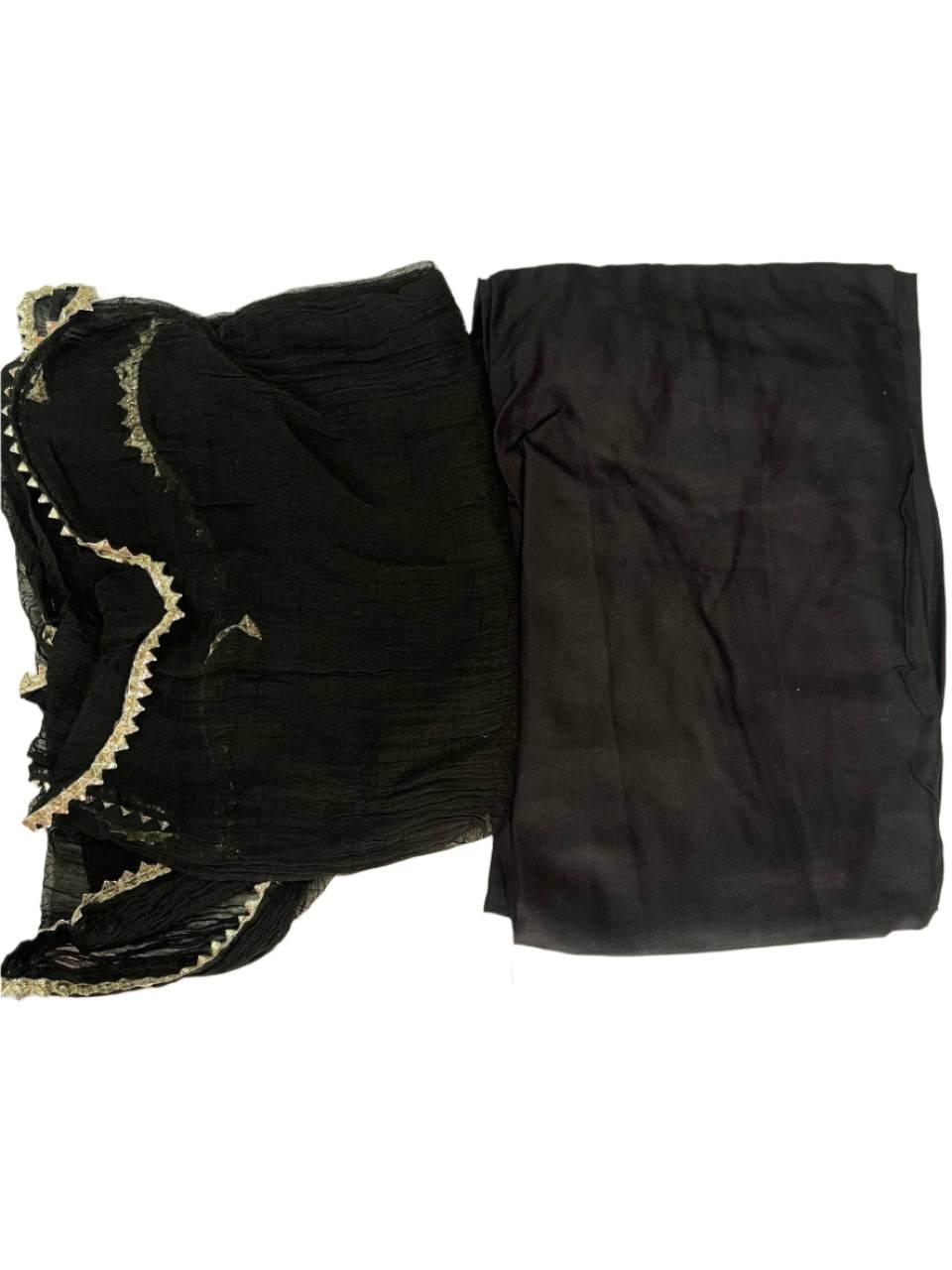 Black Rayon Churidar Set