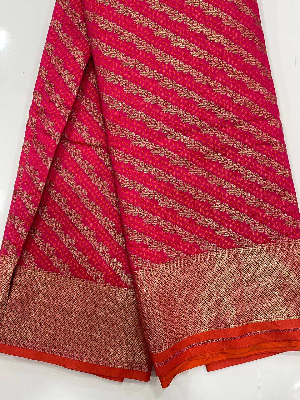 Pink Color Kanchipuram Silk Saree
