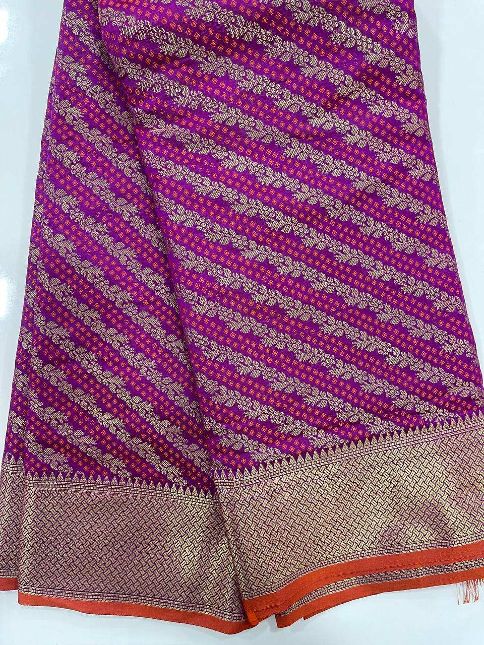 Purple Color Kanchipuram Silk Saree
