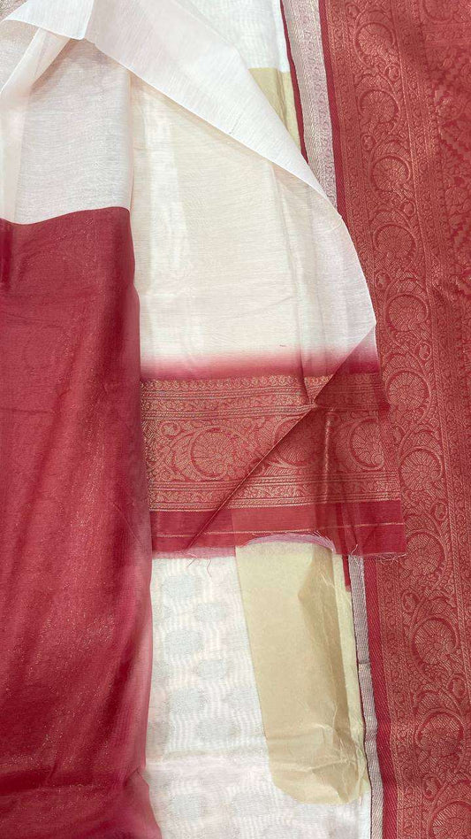 Semi Banarasi Silk Sarees - Elegant The Style Sanctuary