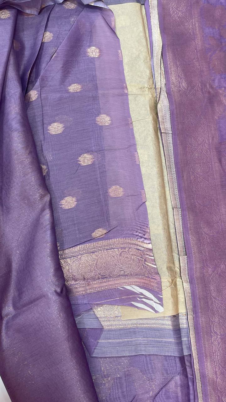 Semi Banarasi Silk Sarees - Elegant The Style Sanctuary
