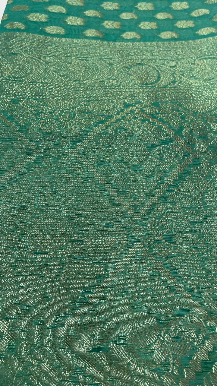 Semi Banarasi Silk Sarees - Elegant The Style Sanctuary