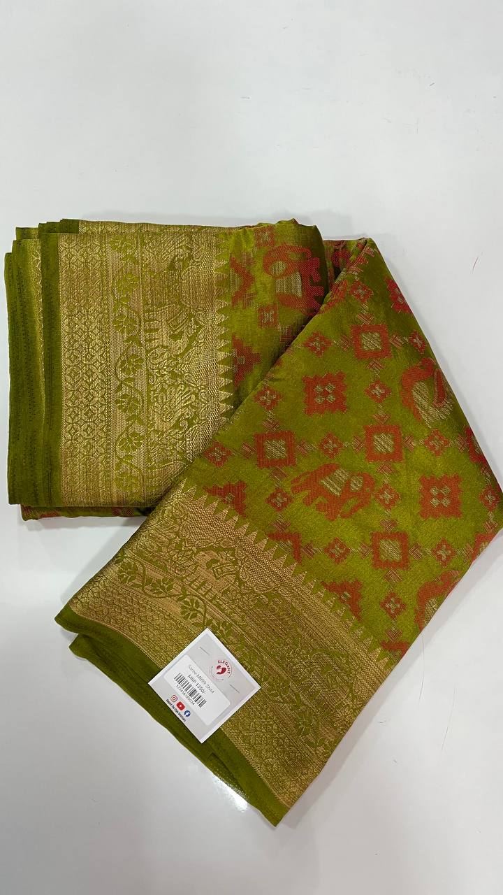 Semi Silk Sarees - Elegant The Style Sanctuary