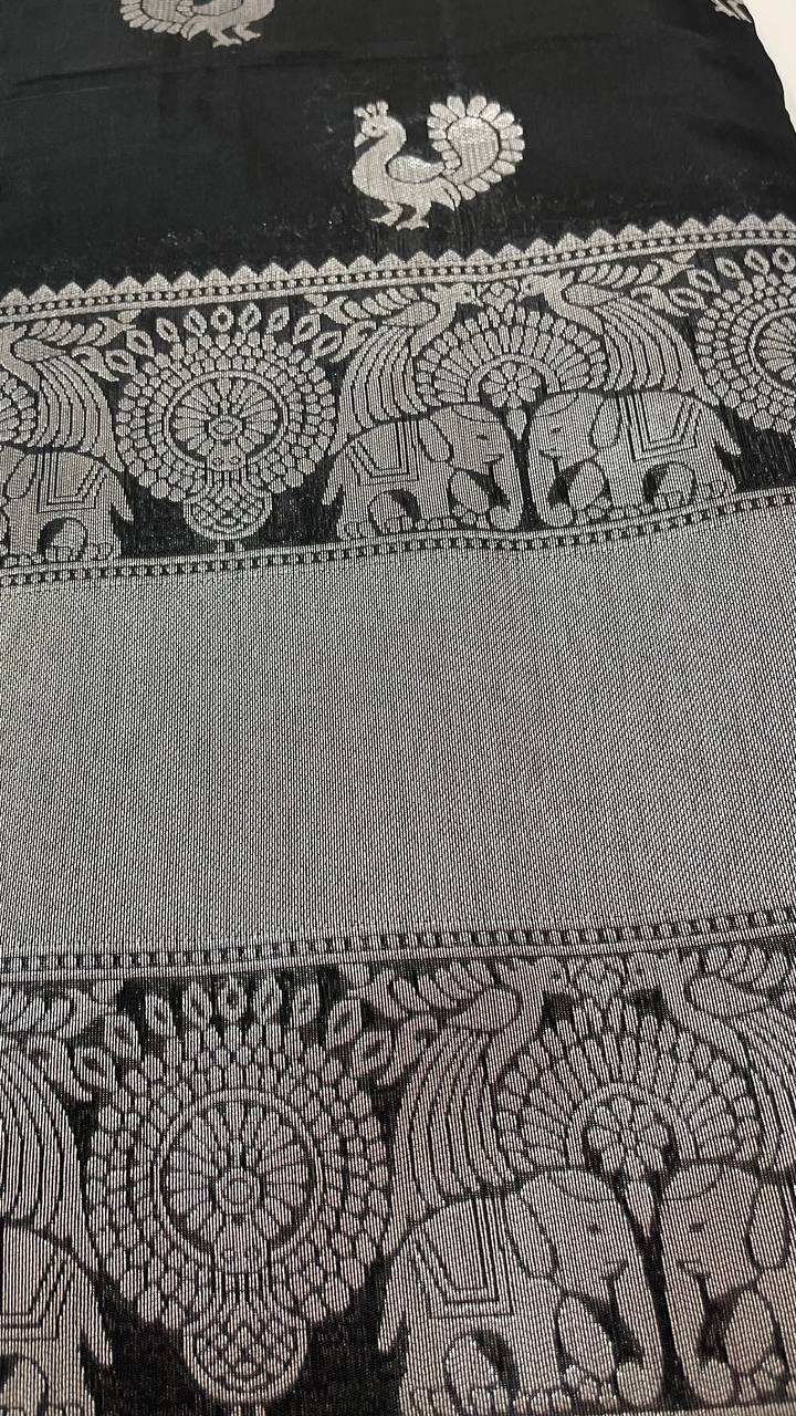 Semi Banarasi Silk Sarees - Elegant The Style Sanctuary