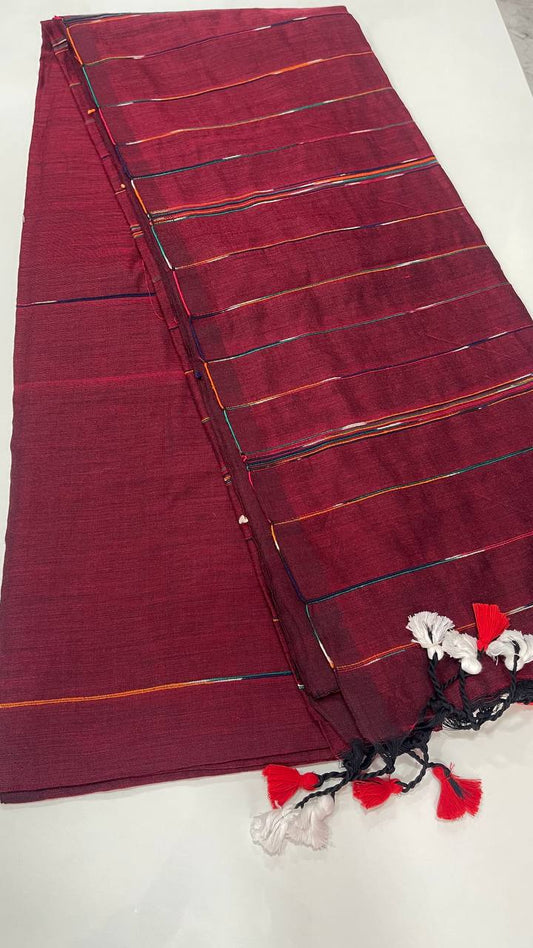 Khadi Cotton Sarees - Elegant The Style Sanctuary