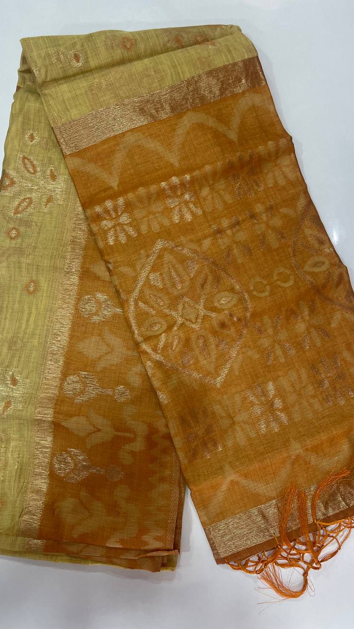 Chanderi Cotton Silk Sarees - Elegant The Style Sanctuary
