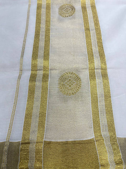 Set Saree | Cotton | Golden Zari Boarder