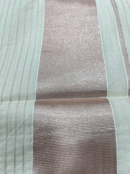 Set Saree | Cotton | Rose Zari Boarder