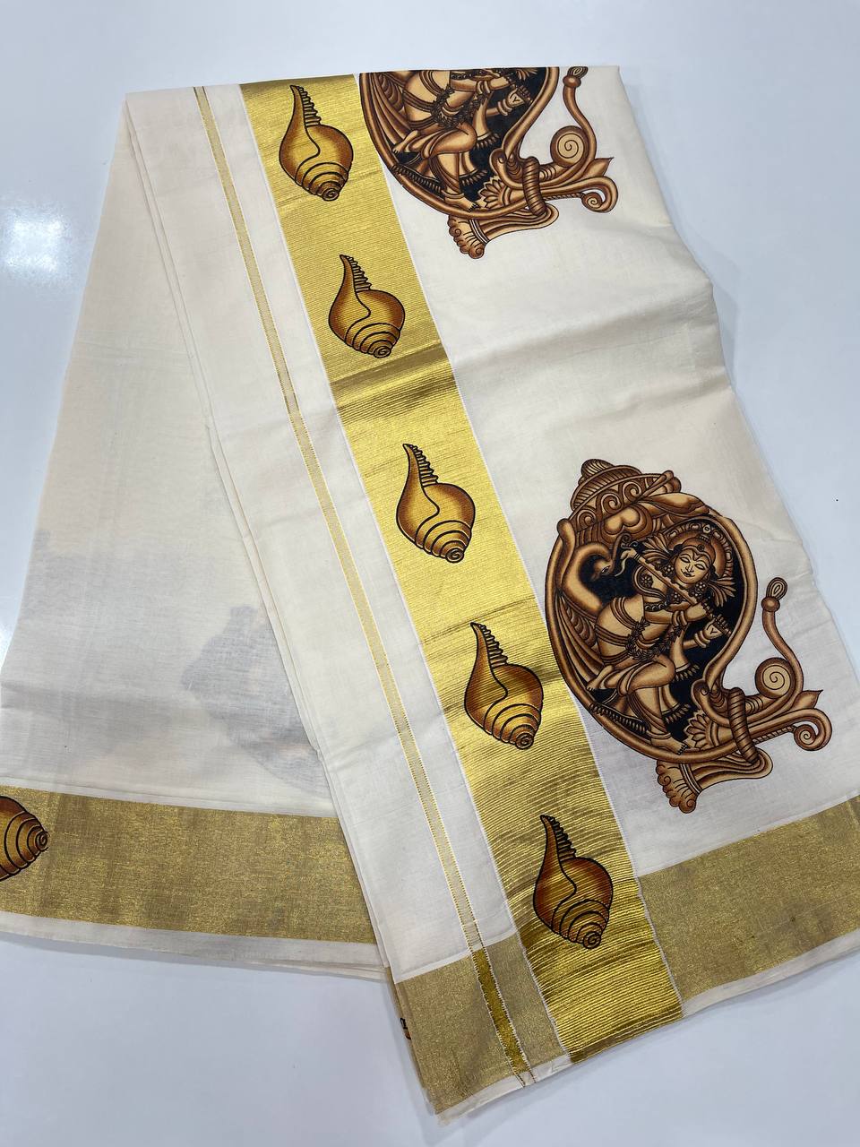 Set Saree | Cotton Fabric | Mural Print