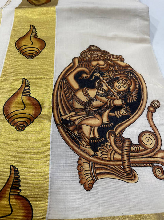 Set Saree | Cotton Fabric | Mural Print