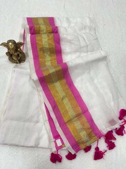 Mul Cotton Onam Saree
