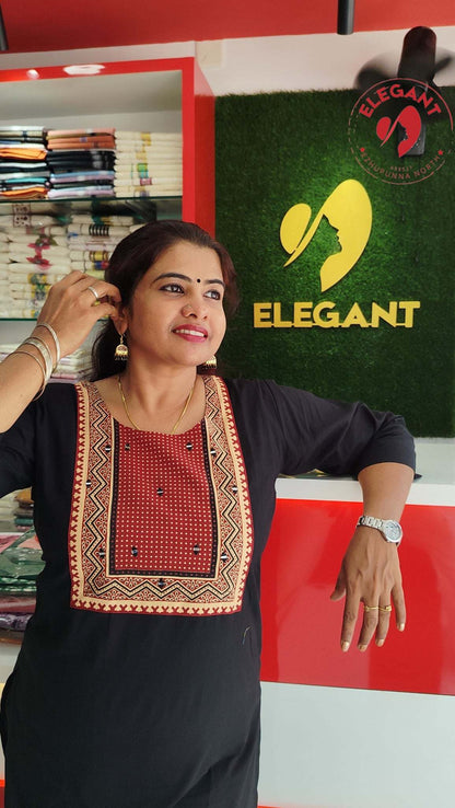 black kurti for women