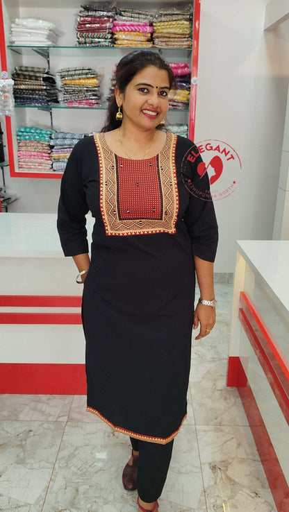 black kurti for women