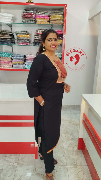 black kurti for women