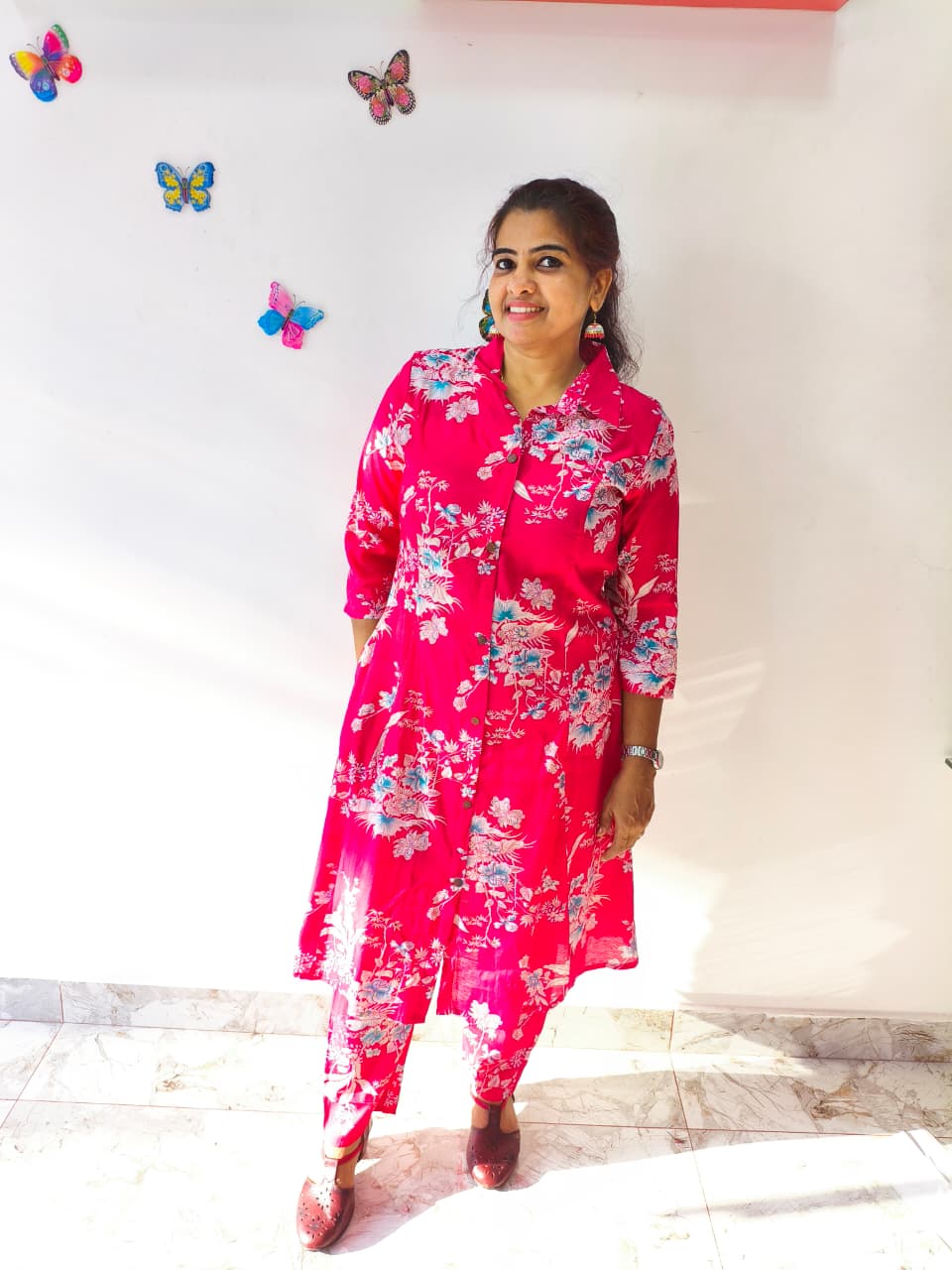 Affordable Rani Pink Cord Set, Rayon