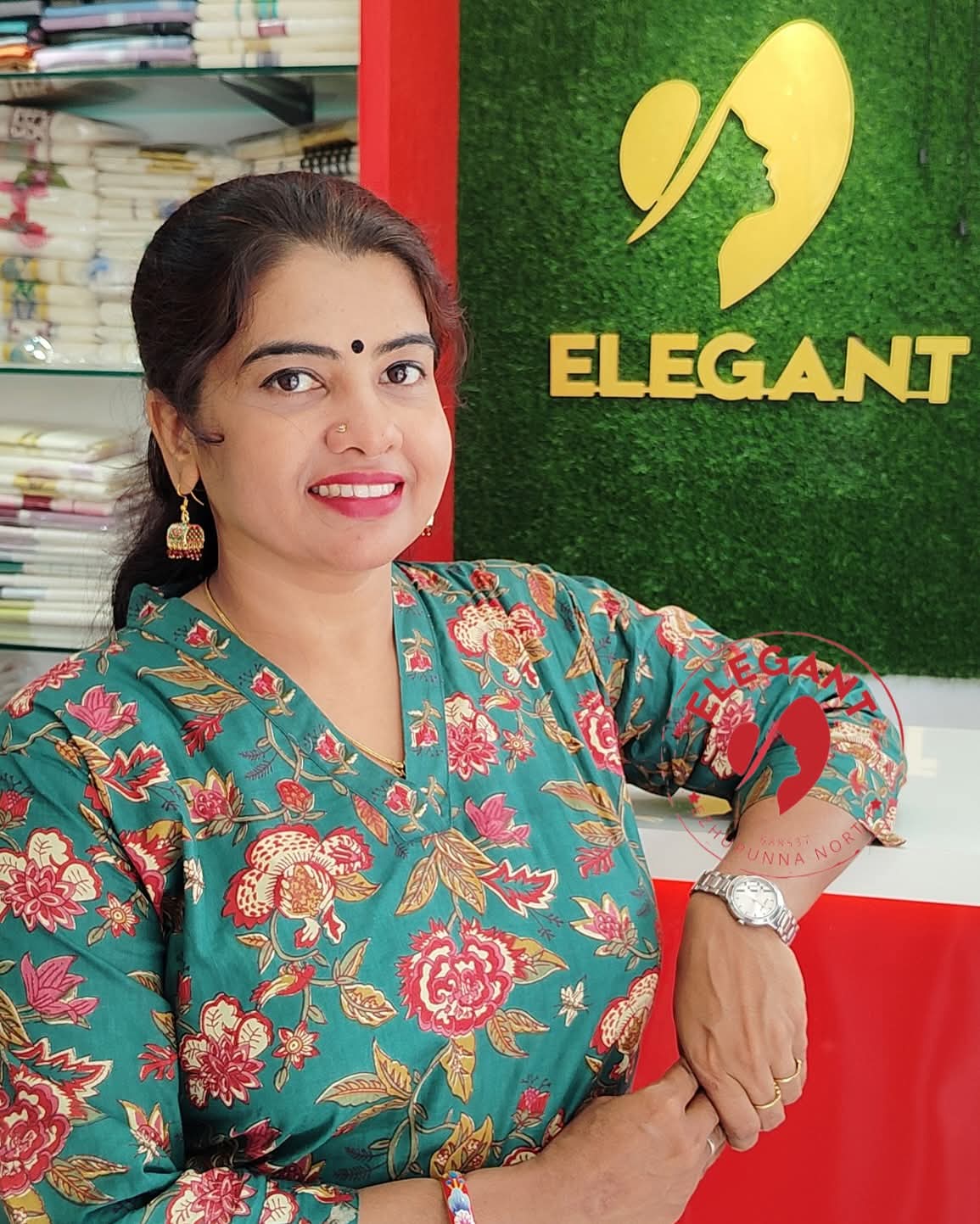 Green Gamti cotton Kurthi Set