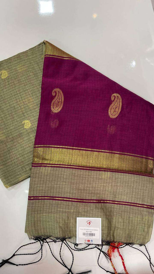 Maheswari Cotton Sarees - Elegant The Style Sanctuary