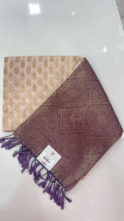 Semi Banarasi Silk Sarees - Elegant The Style Sanctuary