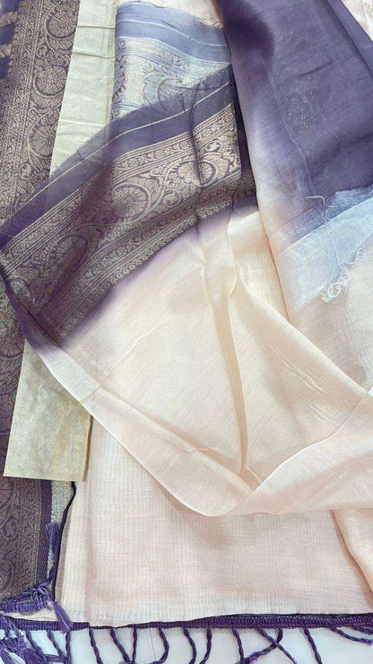 Semi Banarasi Silk Sarees - Elegant The Style Sanctuary