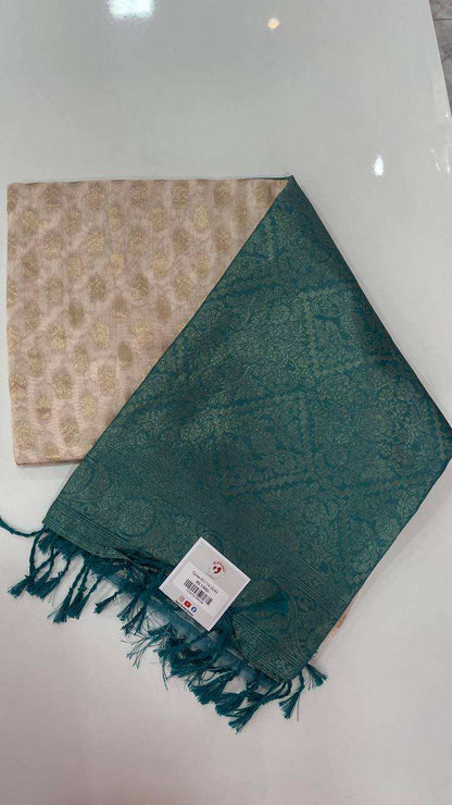 Semi Banarasi Silk Sarees - Elegant The Style Sanctuary