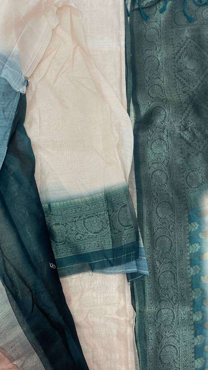 Semi Banarasi Silk Sarees - Elegant The Style Sanctuary