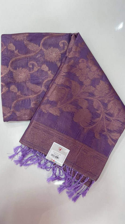 Semi Banarasi Silk Sarees - Elegant The Style Sanctuary