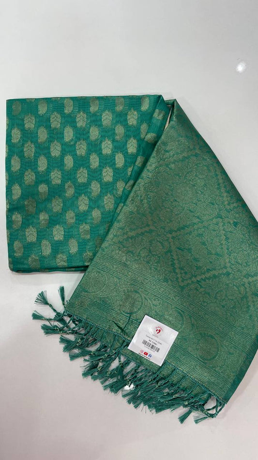 Semi Banarasi Silk Sarees - Elegant The Style Sanctuary