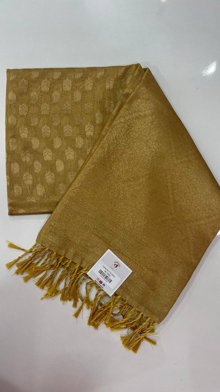 Semi Banarasi Silk Sarees - Elegant The Style Sanctuary