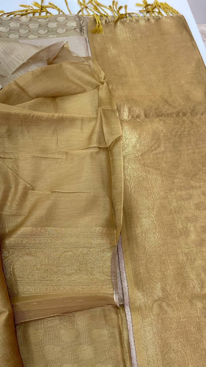 Semi Banarasi Silk Sarees - Elegant The Style Sanctuary