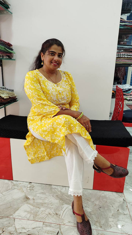 Rayon Kurthi Set