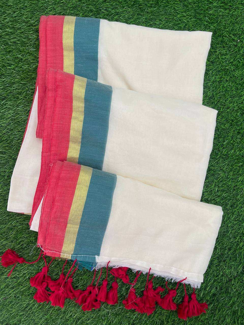 Mul Cotton Onam Saree