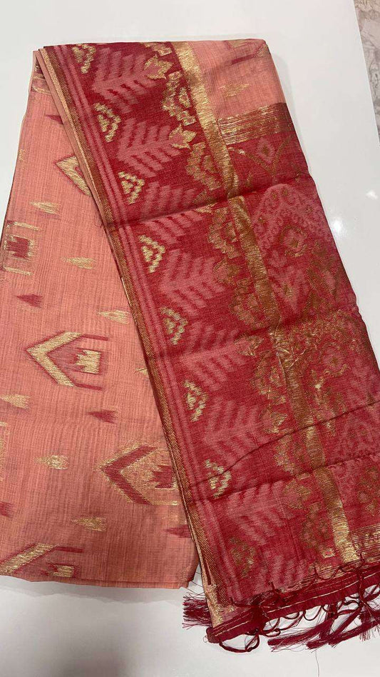 Chanderi Cotton Silk Sarees - Elegant The Style Sanctuary