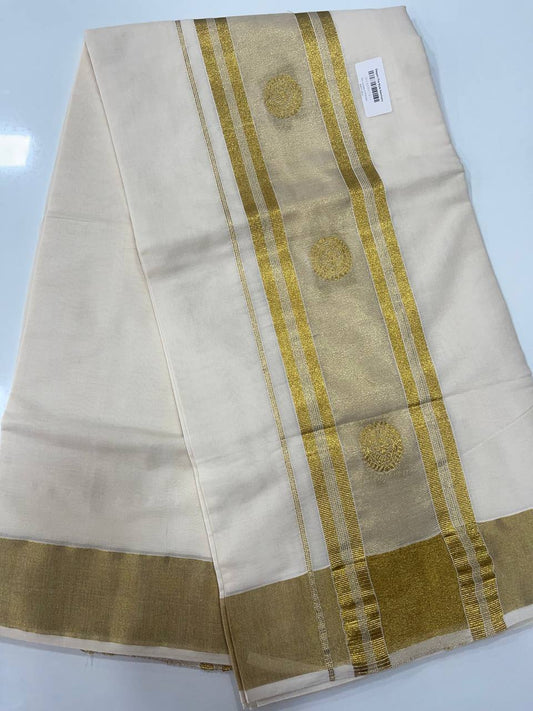 Set Saree | Cotton | Golden Zari Boarder